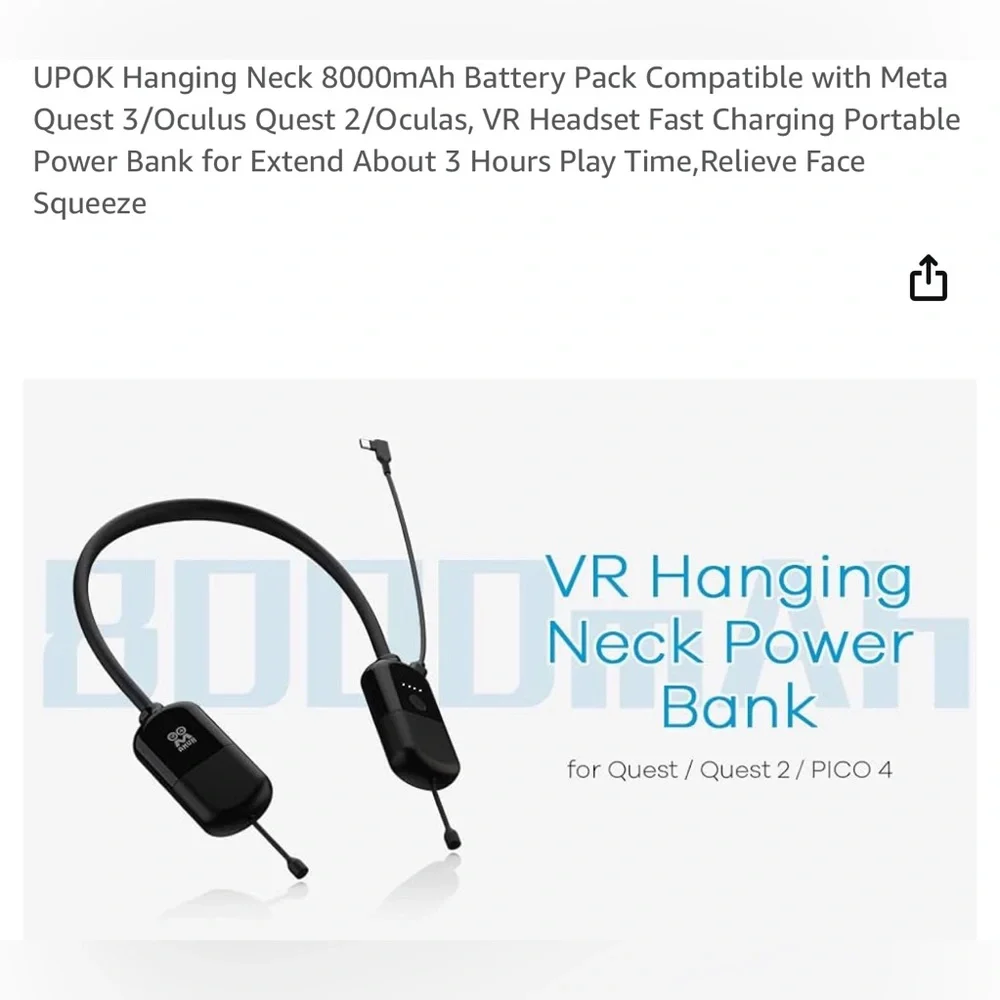 Neck power bank